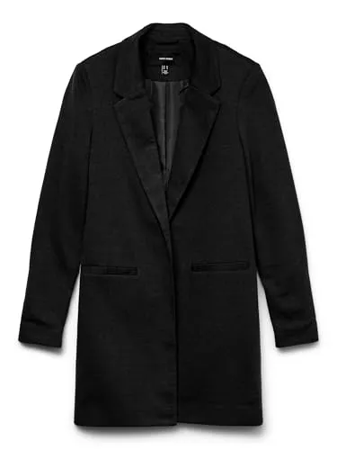 VERO MODA Female Blazer VMVERINA - Stylischer Blazer für Damen, normal geschnitten mit fallendem Revers, ideal für Büro und Freizeit, aus hochwertigem Material (80% Polyester, 20% Viskose)