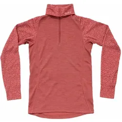 Devold of Norway DUO Active Merino 205 Z.NECK WMN marsala - Funktionale Langlauf Unterwäsche für Frauen, bietet Wärme und Atmungsaktivität durch Merinowolle und ThermoLite – ideal für Skifahren und Outdoor-Aktivitäten.