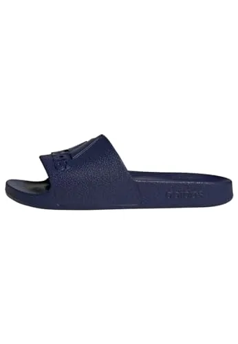 adidas Unisex Adilette Aqua Slides, Dark Blue - Dusch- & Badeschuhe für Herren, bequem mit Slip-On-Konstruktion und synthetischem Obermaterial für optimalen Tragekomfort.