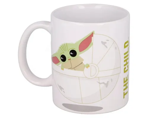 Star Wars Trinkflasche The Mandalorian Tasse 325ml Baby Yoda Keramikbecher im Geschenkset