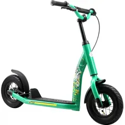 STAR SCOOTER Tretroller Kinderroller ab 5 Jahre | 10 Zoll New Gen Sport | Grün - Kinderroller für ab 5 Jahren, stabiler Stahlrahmen, 10 Zoll Luftreifen für Komfort und Sicherheit. Ideal für Abenteuer in jedem Gelände!