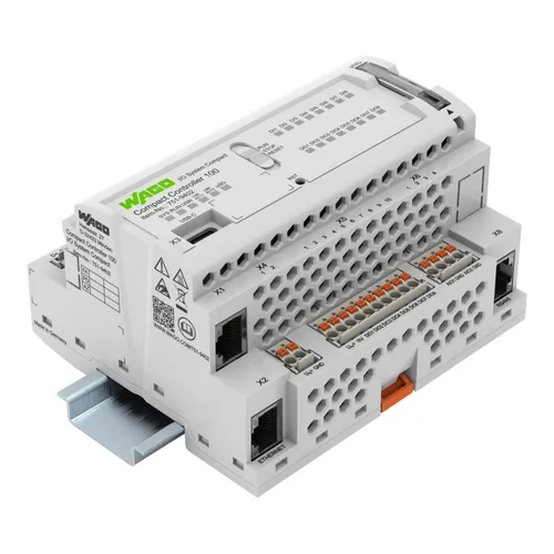 WAGO Compact Controller 100 751-9402 SPS-Grundgerät - Kompakter SPS-Controller mit 8 digitalen Ausgängen und 16 Eingängen, ideal für die Automatisierungstechnik. Mit zwei industriellen Ethernet-Schnittstellen für flexible Vernetzung.