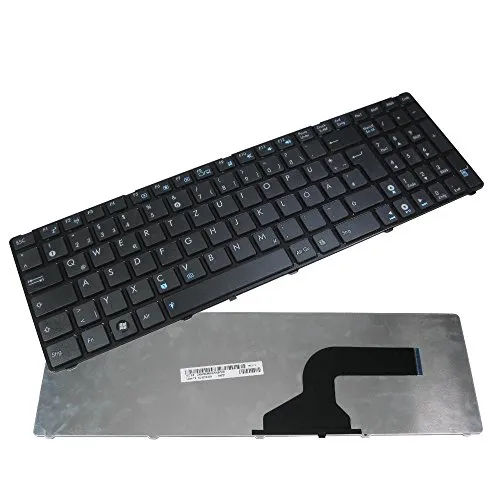 Laptop-Tastatur/Notebook Keyboard Ersatz QWERTZ für Asus X52 X53 X53S X53SJ X53T X53U X54 X54C X54H X55 X73E X73K X73S X73T A52 A52B A52D A52F A52J A52N B53 F55 F75 F75A F75V N52 N73 P53E P53SJ