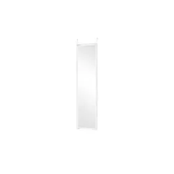 Türhängespiegel  Ballino , weiß , Glas,Aluminium,Kunststoff , Maße (cm): B: 30 H: 120