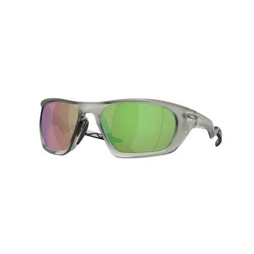 Oakley Lateralis Matte Grey Ink Prizm Shallow Water Polar - Sportbrille mit High-Wrap Fassung und Prizm Lens Technology für verbesserte Farben und Kontraste. Ideal für aktive Outdoor-Aktivitäten.