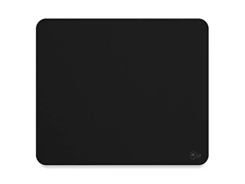 Glorious Gaming Cloth Gaming Mousepad (groß) - Gesteppte Ränder, Glatte Oberfläche für Speed & Control, Anti-Rutsch-Boden, waschmaschinenfest, groß (330 x 280 x 3mm) - Black Stealth
