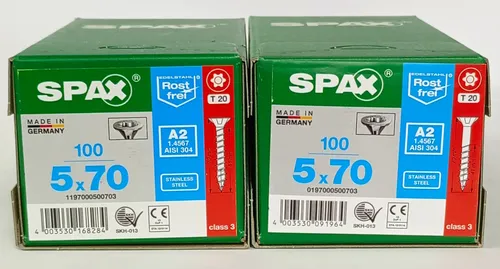 Spanplattenschrauben Edelstahl A2✔️✔️ Torx Spax Holzschrauben Voll-/Teilgewinde