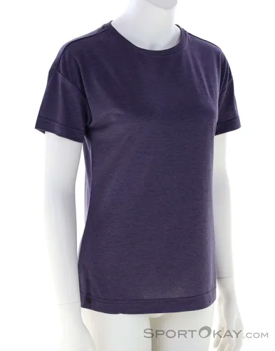 ION Seek AMP S/S Damen Bikeshirt - Dunkel Blau - Größe S - Fahrradbekleidung, atmungsaktives und schnelltrocknendes Material für optimalen Komfort beim Radfahren.