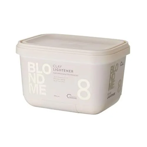 Schwarzkopf BlondME Clay Lightener 350 g - Haarfärbemittel für strahlende Blondtöne, mit spezieller Formel für sanftes Aufhellen und gleichmäßige Farbergebnisse.
