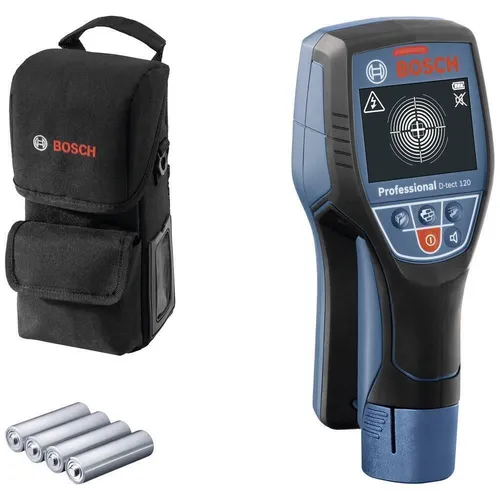 Bosch Professional D-tect 120 Multi-Detektor - vielseitiger Multi-Detektor für Stahl, Kupfer und Holz, inkl. Tasche und ideal für präzise Messungen in der Werkstatt