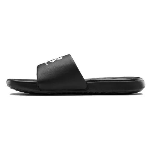 UNDER ARMOUR Ansa Fixed Slides Badeschuhe - Schwarz - Größe 47,5 - Die Under Armour Ansa Fixed Slides sind die idealen Badeschuhe für Herren. Mit extra Schaumstofffütterung bieten sie höchsten Komfort und Halt auf nassen Oberflächen. Perfekt für Sport, Schwimmbad oder Sauna!