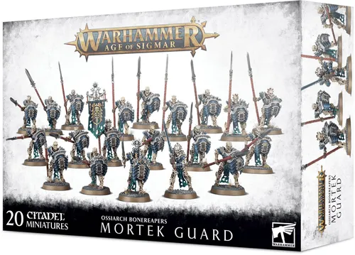 Games Workshop Warhammer Age of Sigmar Ossiarch Bonereapers Mortek Guard - Tabletop Spielfigur, detailreich gestaltet und perfekt für strategisches Spielen ab 6 Jahren. Achtung! Nicht geeignet für Kinder unter 3 Jahren.