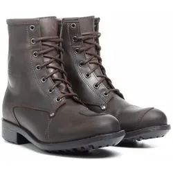 TCX Lady Blend WP Stiefel braun Damen 38 - Motorradstiefel aus vollnarbigem Rindleder, wasserdicht dank T-Dry Membran und im angesagten Vintage-Look, ideal für Chopper und CafeRacer.