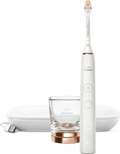 Philips Sonicare 9000 DiamondClean HX9911/23 - Schallzahnbürste mit Schallvibrationstechnologie, entfernt effektiv Plaque und verbessert die Zahn- und Zahnfleischgesundheit für ein strahlendes Lächeln.