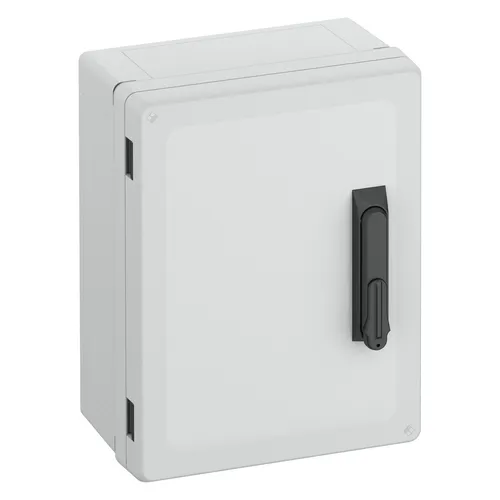 Spelsberg GEOS-S 3040-18-o/SH Schaltschrank - 1-Feld Schaltschrank, IP66/IP67/IP69, ideal für raue Umgebungen und ungeschützten Außenbereich, aus glasfaserverstärktem Polycarbonat für hohe Langlebigkeit.
