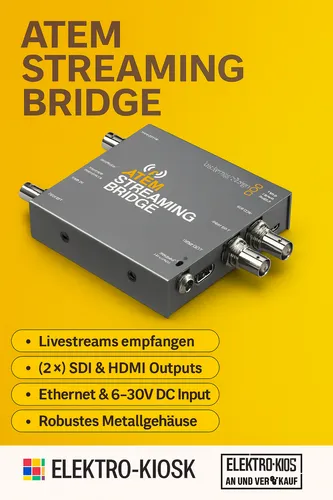 Blackmagic Design Mini Converter UpDownCross HD B-Stock - B-Stock Mini Converter für SD- und HD-Videoformate; hochwertige Teranex-Algorithmen für perfekte AV-Synchronisierung und Multirate-Unterstützung; ideal für professionelle Videoanwendungen