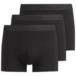 OLYMP Boxershorts 3er Pack schwarz XXL - Herrenunterhosen aus 95% Baumwolle und 5% Elasthan für optimalen Tragekomfort, maschinenwaschbar und ideal für den täglichen Gebrauch.
