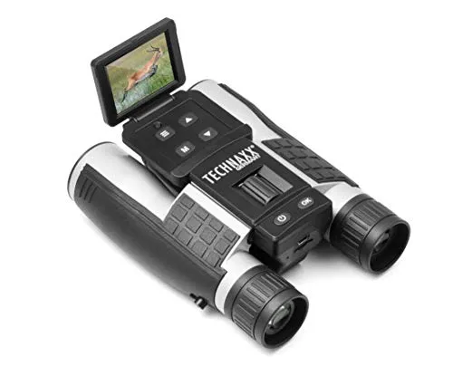 Technaxx Fernglas mit Digitalkamera TX-142 - 12-fach 25mm Binokular, ideal für Naturbeobachtungen und Fotografie unterwegs