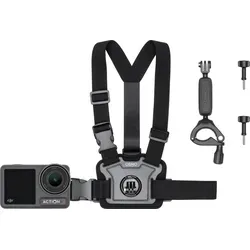 DJI Osmo Action 4 Bike-Zubehörset - Erlebe aufregende Fahrrad- und Motorradfahrten mit dem DJI Osmo Action 4 Bike-Zubehörset. Brustgurthalterung und Lenkerhalterung ermöglichen beeindruckende Perspektiven und gestochen scharfe 4K-Videos.
