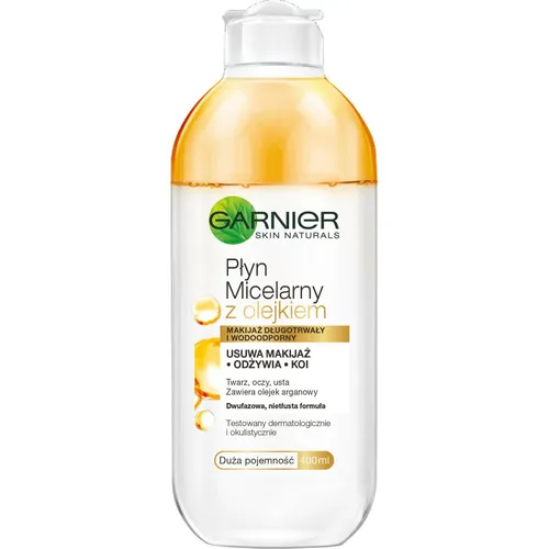 Garnier Skin Naturals two-phase micellar water with argan oil 400ml (Gesichtswasser, 400 ml) (0352391)