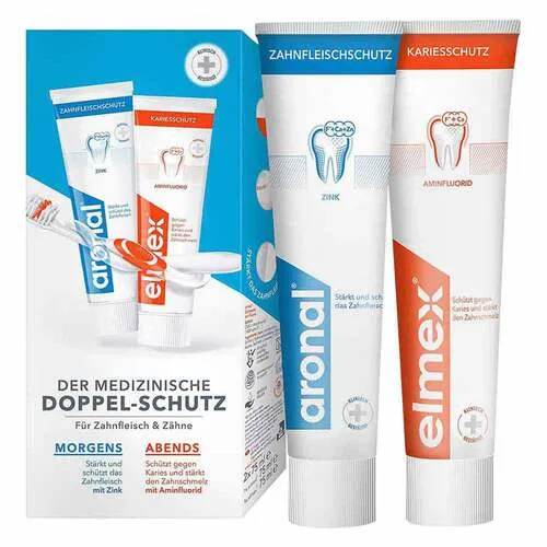 Aronal / Elmex Doppelschutz Zahnpasta 150 ml