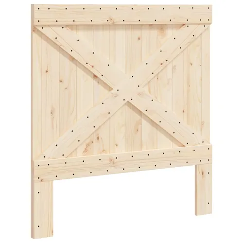 vidaXL Kopfteil 100x104 cm aus massivem Kiefernholz - Klassisches Bett-Headboard aus robustem Kiefernholz, das rustikalen Charme und Stabilität in dein Schlafzimmer bringt. Ideal als komfortable Rückenstütze beim Lesen oder Filme schauen.