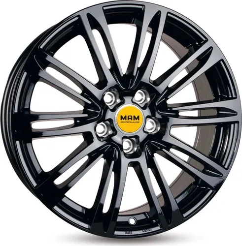 MAM A4 Silver Painted 8x19 ET30 - Alufelge für perfekte Performance - Felgen aus Aluminium, 19 Zoll, ET30, ideal für sportliche Fahrzeuge. Maximale Traglast von 690 kg sorgt für Sicherheit und Stabilität.