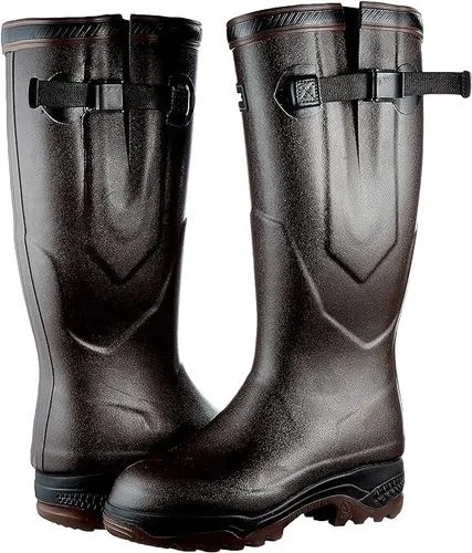 Aigle Herren Parcours 2 Iso Gummistiefel - Braun, 38 EU - Herren-Stiefel mit 100% wasserdichtem Neopren, ideal für nasse Bedingungen und Outdoor-Aktivitäten.
