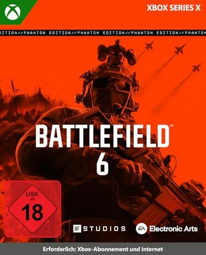 Battlefield 6 - Phantom Edition [Xbox Series X] - Xbox Spiel ab 18, erlebe intensives All-Out Warfare mit dem neuen Kinästhetik-Kampfsystem für präzisere Bewegungen und strategische Zerstörung.