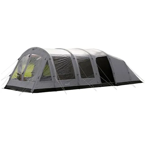 Skandika Timola 6 Air Sleeper Protect XL - Aufblasbares Familienzelt für 6 Personen - Firstzelte mit Skandika Sleeper Technology für optimale Abdunkelung und 4000 mm Wassersäule für besten Wetterschutz. Schneller Aufbau dank Luftgestänge!