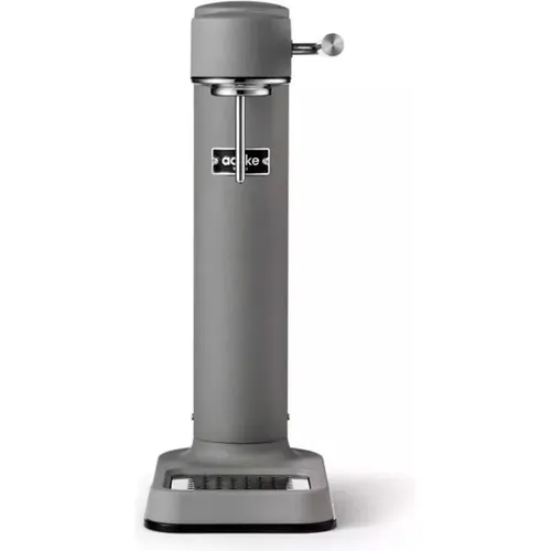 AARKE Wassersprudler Carbonator 3 Matte Grey - Wassersprudler in elegantem Edelstahl-Design, perfekt für sprudelndes Wasser Zuhause. Umweltfreundlich, BPA-freie PET-Flasche und schnelle Kohlensäureproduktion in weniger als 10 Sekunden.