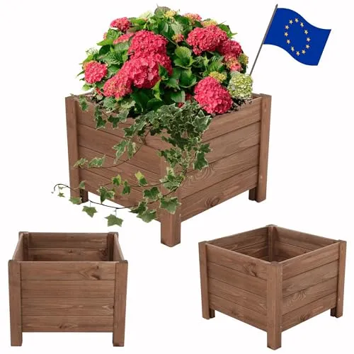 Modo24 Blumenkasten aus Kiefernholz mit Pergola - Modularer Pflanzkübel aus robustem Kiefernholz, ideal für Blumen und Kräuter. Wählen Sie zwischen verschiedenen Größen und Farbvarianten – perfekt für Garten, Balkon und Terrasse.