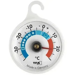 TFA Thermometer Scheibe 144.005 - Präzises Außenthermometer für die Wandmontage, ideal für Garten und Terrasse, mit klar ablesbarem Ziffernblatt.