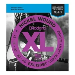 D'Addario Nickel EXL120BT Balanced String Set
