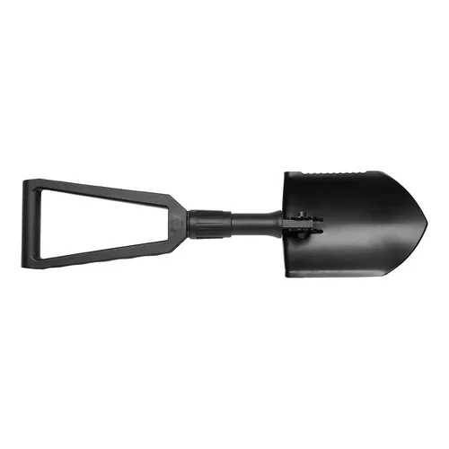 Fiskars E-Tool Folding Spade Commercial - Spaltaxt für Outdoor: Robuste und zuverlässige Klappspaten, ideal für Jagd, Überleben und Industrie, leicht und stark mit eloxierter Welle.