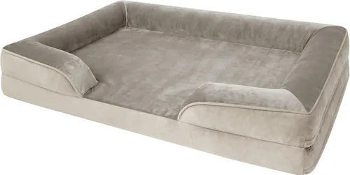 Aspero Tierbett Kotka für Hunde und Katzen, 100 cm x 70 cm, abnehmbarer Bezug - Kuschelbett aus 100 % Polyester für Hunde und Katzen. Mit abnehmbarem Bezug und Einstiegsvertiefung bietet es Komfort für Ihr Haustier.