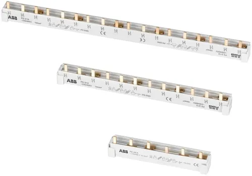 ABB Phasenschiene PS4/20N - 4-phasig, 20 Pins - Robuste Phasenschiene von ABB mit 4 Phasen und 20 Pins, ideal für sichere elektrische Verbindungen. Kompakt und für den professionellen Einsatz geeignet.