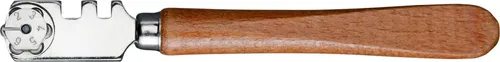 Bohle Silberschnitt Glasschneider Edelstahl mit Holzheft - BO 100.0 - Präziser Glasschneider aus Edelstahl mit ergonomischem Holzheft, ideal für Hobby- und Profihandwerker.