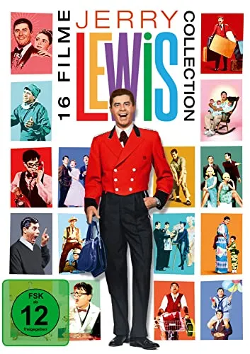 Jerry Lewis 16-Filme-Collection (16 DVDs) - Filme: Entdecken Sie die zeitlosen Komödien von Jerry Lewis in dieser umfangreichen 16-DVD-Collection, perfekt für Filmfans und Sammler.