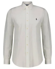 Polo Ralph Lauren Custom Fit Hemd für Herren - Herren-Freizeithemden aus hochwertiger Baumwollmischung mit hohem Stretch-Komfort. Ideal für lässige und festliche Anlässe, mit aufknöpfbarem Kragen und klassischem Design.