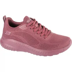 Skechers Bobs Squad Chaos Sportschuhe Lila EU 37 - Schnürer für Damen, atmungsaktive und leichte Sneakers mit gepolsterter Innensohle für ganztägigen Komfort und stylischem Low-Cut-Design.