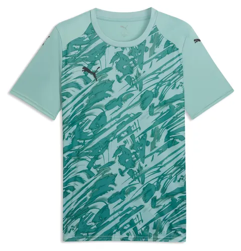 Puma teamFINAL Graphic Jersey Junior, Größe 152, Modern Mint-PUMA Black-Adriatic - Sportliches Jersey für Vereine, ideal für Mannschaftsausrüstungen. Mit modernem Druckmotiv und Raglan-Schnitt für optimalen Tragekomfort. Hergestellt aus recyceltem Polyester.