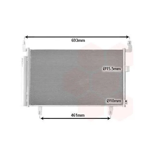 Van Wezel Kondensator, Klimaanlage 51015704 - Hochwertiger Kondensator für Klimaanlagen, sorgt für optimale Kühlung und Komfort im Auto, ideal für eine schnelle und einfache Installation.