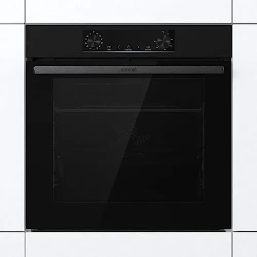 Gorenje BOS6737E06B Backofen - 77 l Backofen in Schwarz, energieeffizient mit Klasse A und intuitivem Berührungsbedienfeld für müheloses Kochen.