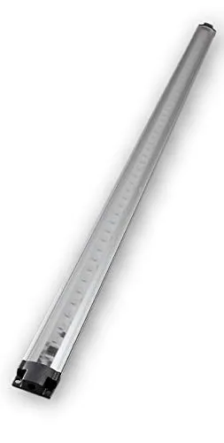 LED Licht Leisten Set 2 x 50 cm (á 5,5 W) | Unterbaulampe dimmbar 12 V | Küchen-Unterbauleuchte flach mit integrierter Point Touch Dimming Funktion | inklusive Netzadapter & Kabelverbinder |