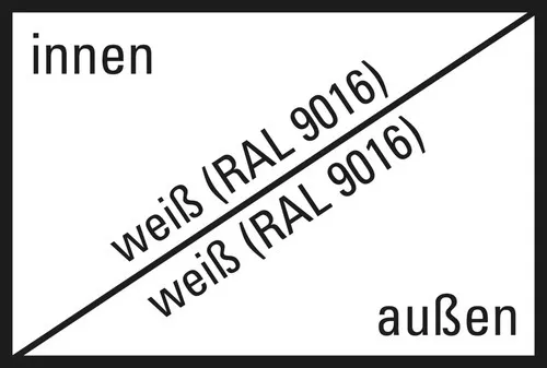 ARON Basic+ Terrassentür Kunststoff 1 Flügelig (Dreh-Kipp) 90x190 cm RAL 9016 verkehrsweiß DIN Links (Förderfähig)