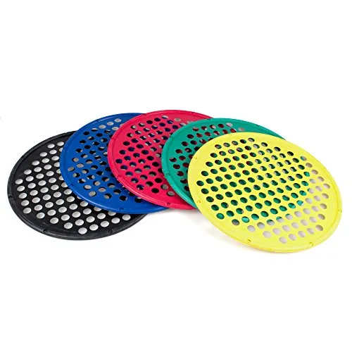 AFH Webshop 5er Spar Set | Progressiver Handtrainer | Power Web | Handweb | Grip Trainer | Handtrainer | Fingertrainer | Durchmesser 36 cm | 5 Verschiedene Widerstände