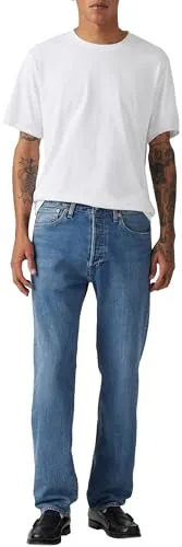 Levi's Herren 501 Original Fit Jeans - Never Settle Stretch, 31W / 34L - Jeans in regulärer Passform mit charakteristischem Straight Fit, ideal für individuellen Style und aus hochwertigem Mischgewebe für optimalen Tragekomfort.