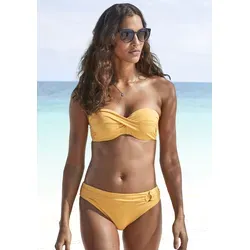 s.Oliver Bügel-Bandeau-Bikini-Top "Rome" in Wickeloptik, Gr. 32 - Cup A - Bademodetrends: Stylisches Bügel-Bandeau-Top mit wattierten Cups und abnehmbaren Trägern für einen perfekten Sitz und tollen Tragekomfort.