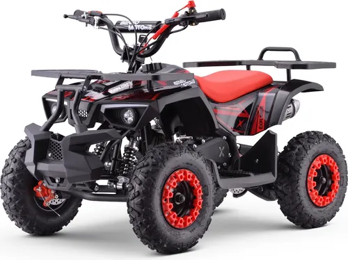 Beneo Motors Explorer Mini-Quad für Kinder - 50cc - Rot - Das Beneo Motors Explorer Mini-Quad für Kinder bietet aufregende Offroad-Abenteuer für junge Fahrer ab 4 Jahren. Mit sicherer Geschwindigkeitsregelung und robustem Design ist es ideal für Anfänger.